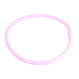 Wangcmcol Tauchregler-Halskette, rosafarbenes Tauchen, zweite Stufe, hochelastische Silikon-Halskette, Atemregler (62CM)