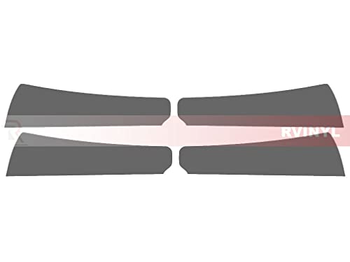 Kit de Película para Para-brisa Jeep Grand Cherokee 2014–2021 Rvinyl Faixa Preta 35% Pré-cortada 1 unidade
