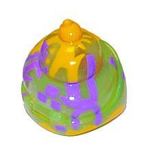 Xia-Xia Crab Shell - Green/Yellow/Purple