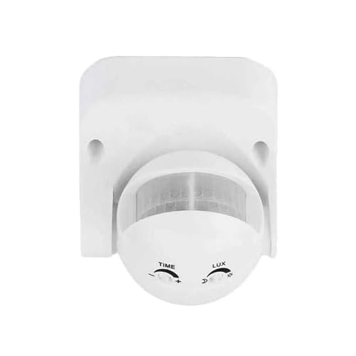 Detector de Presencia con Sensor de Movimiento, ángulo de acción Ajustable, infrarrojo de 180°