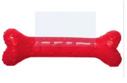 Pups&Pets Durable Non-Toxic 5 Inches Long Rubber Hard Spiked Pet Chew Bone Toy Ideal for Teething, Chewing and Fetching Dogs & Puppies (Red Color) (B0CHBG2B8H) Amazon Price History, Amazon Price Tracker