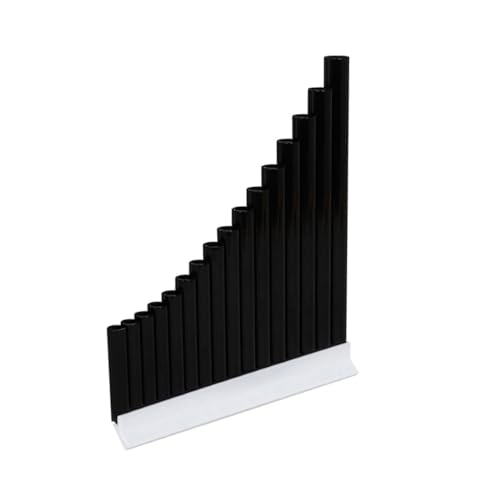 Toddmomy Professional Pan Flute for Beginners 16 Pipe Resin Flute Open Hole Melodious Sound