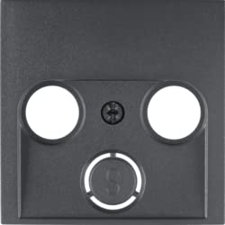 Preisvergleich Produktbild Hager Platte TV / Radio Antra.