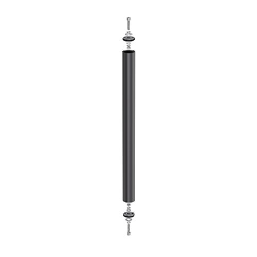 ledscom.de Distanzstück, für Garten-Erdspießleuchten, schwarz, 40cm, 32mm Ø