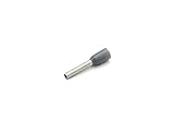 Terminal aislado gris 0,75 mm2, 8 mm, 500 unidades