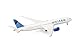 Herpa Modellflugzeug United Airlines Boeing 787-9 Dreamliner - N25982, Miniatur im Maßstab 1:500, Sammlerstück, Flugzeug Modell ohne Standfuß, Metall