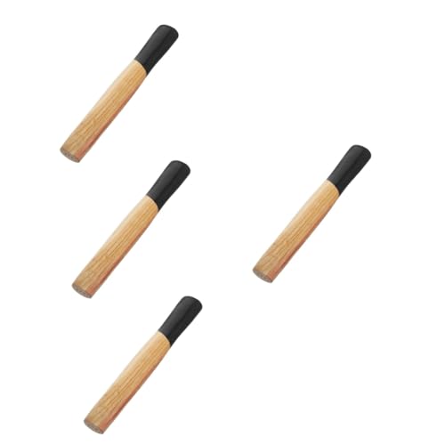 FUNOMOCYA 4pcs Hammer Wooden Handle Tools Curved Axes Handle Replacement Ball Peen Hammer Handles Nail Claw Hammer Handle Hammer Replace Handle Wooden Hammer Accessory Repairing Handle