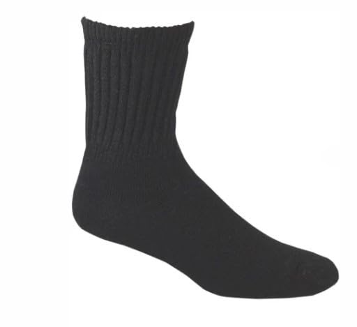 ALPACA SOCKS BOYS-AND GIRLS HALF CREW FIT (Black) Small