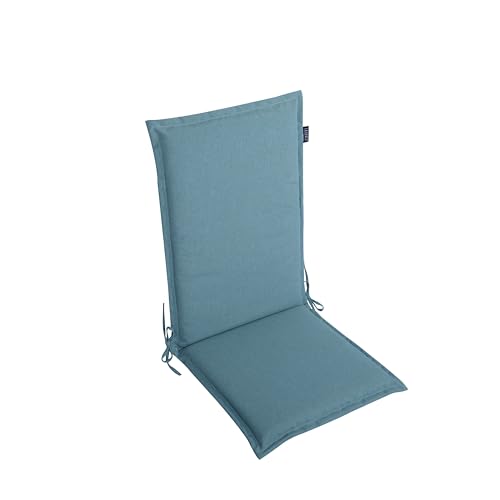 LILENO HOME Malt - Cuscini per sedia da giardino, set da 1 con schienale alto, in acqua, comodi cuscini per sedie da giardino