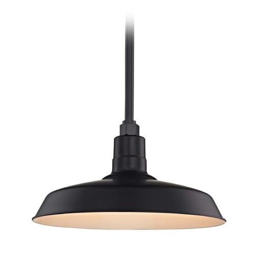 Dolan DesignsBlack Pendant Barn Light with 16" Shade