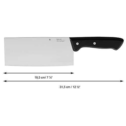 Foto von WMF Classic Line Chinesisches Kochmesser 31,5 cm, Küchenmesser, Spezialklingenstahl, Kunststoffgriff, Klinge 18,5 cm