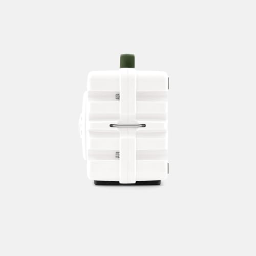 Image of Turtlebox Original Gen 3: Portable Outdoor Bluetooth Speaker - Ultra-Loud (120dB), Waterproof (IP67), Rugged, Impact-Resistant, 3-Day Battery | Party Mode: Unlimited Pairing Stereo, White /Dark Green