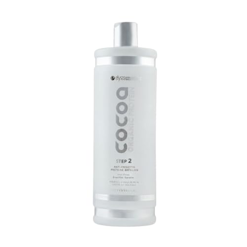Lissage Tanin Cocoa Organic Protéine Step 2-1L | Lissage Naturel, Hydratation Intense, Anti-Frisottis, Brillance Longue Durée | Pour Cheveux Abîmés et sans Volume