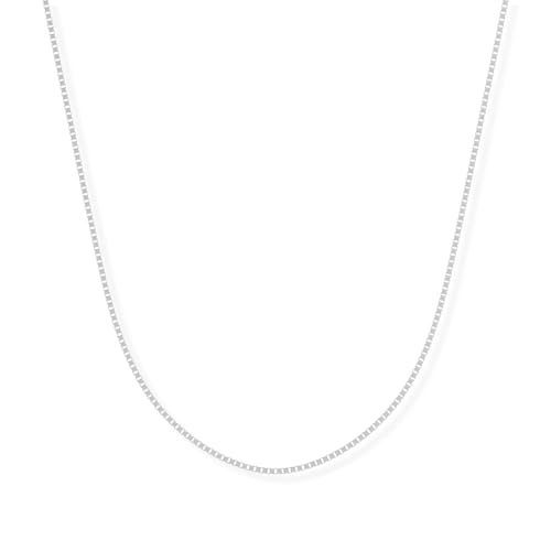 Image of Clara Anti-Tarnish 925 Sterling Silver Chain Necklace in 18 inches | Gift for Women and Girls| Minimal Daily Wear