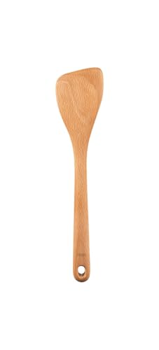 OXO Good Grips Wooden Sauté Paddle - Sturdy Beechwood Kitchen Tool for Stir Fry & Sautéing, Safe for Non-Stick Cookware, Comfortable Handle, Versatile Wooden Utensil