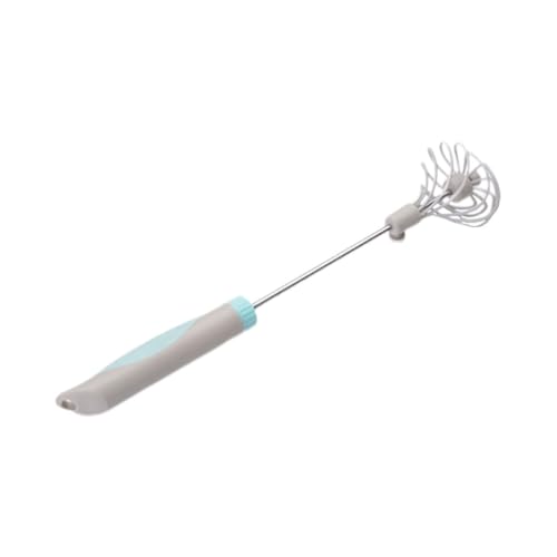 BAZEITFLOW Batidor Manual Ajustable para Huevos y Crema Nylon Ergonómico Azul Herramienta de Cocina Práctica para Repostería
