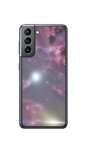 ClearView(�N���A�r���[) �T���X�� Galaxy S21 5G�p �v�����g �w�� �ی� �t�B���� �F���̌i��1�iSpace view 1�j