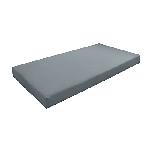 Cover ONLY Twin-XL Knife Edge Velvet Indoor Daybed Mattress 80