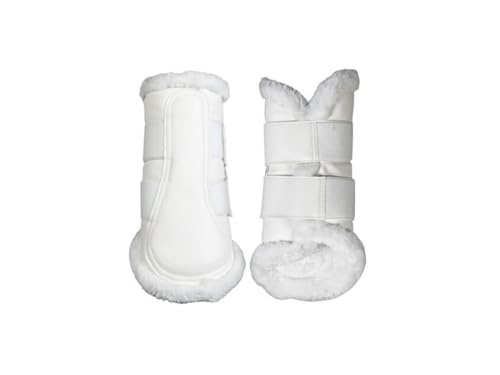 Protectores HKM Comfort Premium Fur acabados de alta calidad hípica L