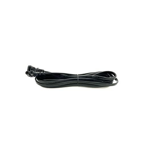 [UL Listed] OMNIHIL Extra Long 10FT L-Shaped C7 Power Cord Replacement for JBL Playlist 150 Wireless Speaker