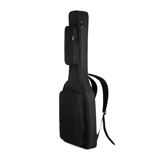 Image of 39 inch Electric Guitar Bag Equipped with a protective neck pillow Electric Guitar Gig Bag 0.35in Padding Dual Adjustable Shoulder Strap Electric Guitar Case
