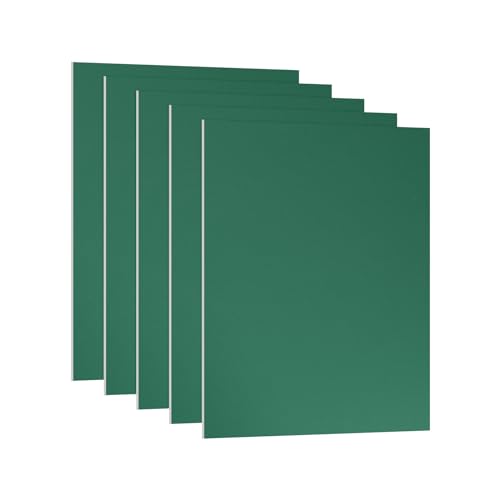 Image of PATIKIL 3.3x2.1x1 /32inch Anodized Aluminum Sheet, 5Pcs Metal Rectangle Aluminum Plate 0.8mm Thick Engraving Blanks for Laser Engraving DIY Decorative Crafting Home Decoration, Green