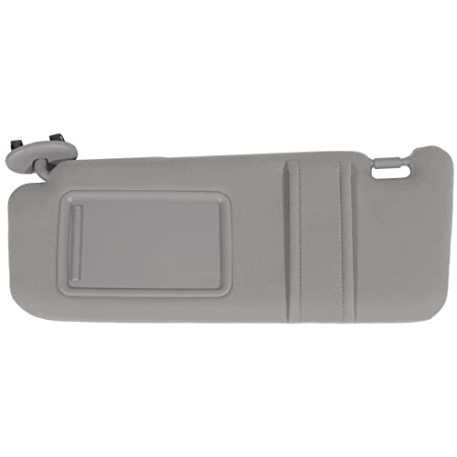 cciyu Gray Windshield Sun Visor Mirror Left Driver Side Replacement fit for Toyota for Camry 2006 2007 2008 2009 2010 2011 Automobile Sun Visor Assembly