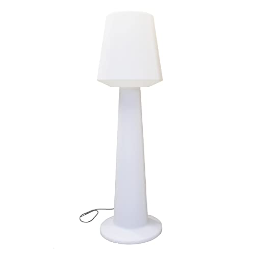Lampadaire design lumineux filaire pour extérieur éclairage puissant LED blanc AUSTRAL H110cm culot E27