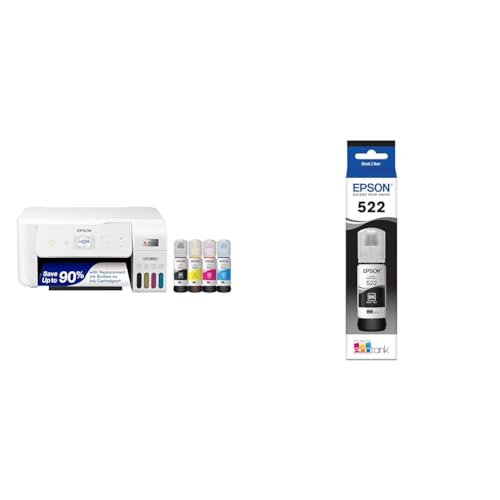Epson EcoTank ET-2800 Wireless Color All-in-One Cartridge-Free...