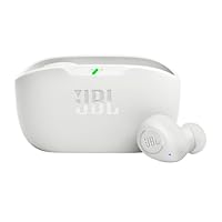 JBL Wave Buds, JBL Deep Bass Sound, Comfortable fit, Up to 32 (8h + 24h) total hours of battery life with speed charging, Stay aware of your surrounding, Hands-free calls with VoiceAware, White