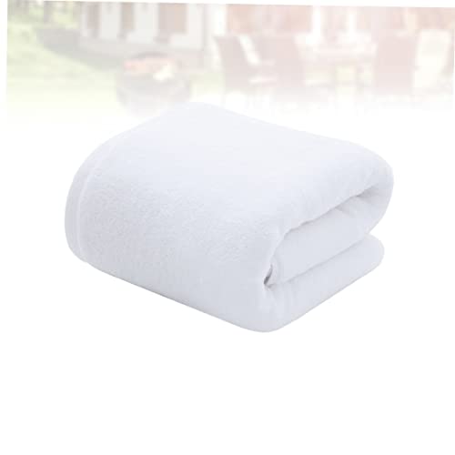 Serviette de bain blanche extra large lavable machine et douce au toucher - 3