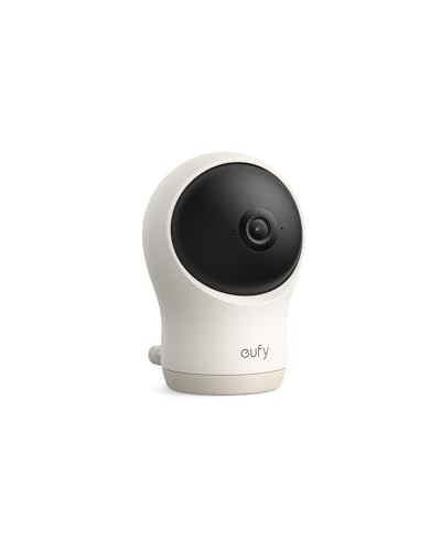 eufy C10 Add-On Wi-Fi Baby Monitor Camera with 2K Video, Pan-Tilt-Zoom & Smart Sensors