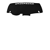 BoxCheer Dashboard Cover Suitable for Honda FIT 2008 2009 2010 2011 2012 2013 Car Dashboard Cover Sun Visor Mat Non-Slip Polyester Dashboard Accessories (Black)