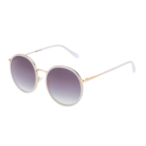 Lunettes de soleil rondes pour femmes en acétate noble de haute qualité