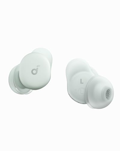 Soundcore Auricolari Sleep A30 di Anker, Cuffie per Il Sonno con Cancellazione Attiva del Rumore, Sistema Adattivo di Mascheramento del Russare, Massimo Comfort per Sonno Laterale, 45 Ore di Gioco