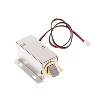 12V Solenoid Lock for Doors and Cabinet | Solenoid Lock Assembly for Door Locking | Solenoid Assembly for boards compatible with Arduno DIY Project - (Pack of 1)
