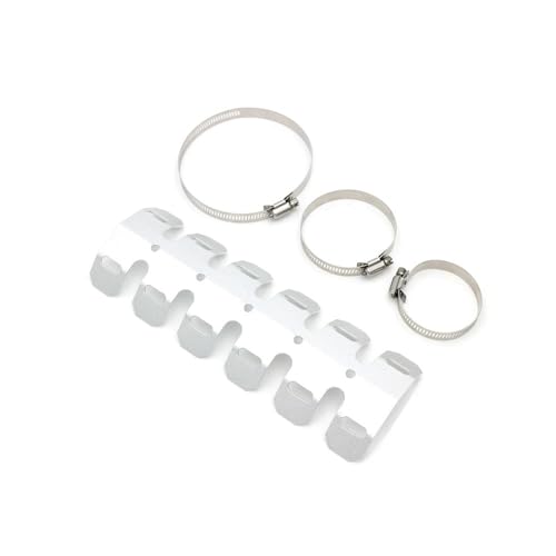 Protection silencieux moto universel en argent : bouclier thermique d'échappement