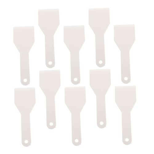 UKCOCO 10 Piezas para Eliminar Hielo Congelador y Frigorífico Raspadores Pequeños con Mango de Plástico Cómodo Ligeros y para Coche y Hogar para Descongelar sin Rayar Superficies