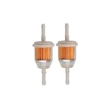 AM116304 Fuel Filter 1/4' and 5/16' For Kohler,John Deere, Gravely, Toro, wheel Horse 25 050 08-s 25 050 03-s 25 050 22-s Lawn mower Tractor (2/Pack)