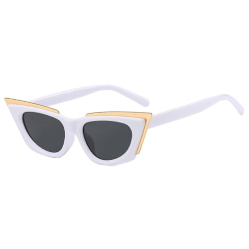 Lunettes de soleil œil de chat pour femmes et hommes au style vintage tendance