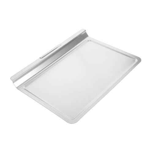 Gatuida Oven Slag Tray Household Drip Pan Replacement Tray for Toaster Oven Drip Tray Kitchen Utensils Stove Drip Pans Grill Drip Pan Replacement Pans for Toaster Oven Iron Silver