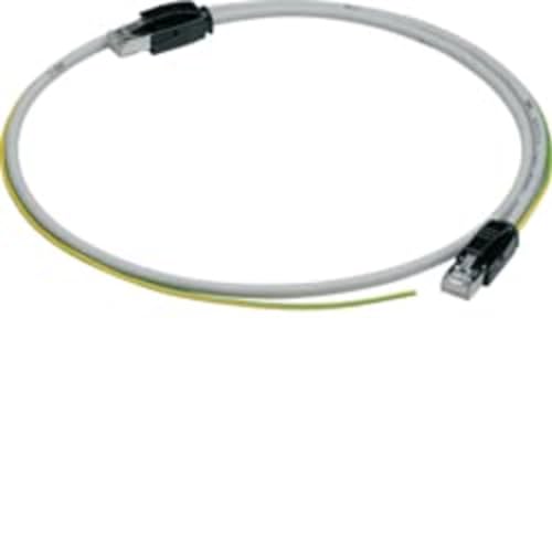 Câble patch RJ45 Hager HTG472H cuivre 2m pour connecter ordinateur et switch