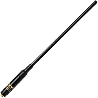 TWAYRADIO Two Way Radio Handheld Antenna, Dual Band VHF UHF Telescopic SMA-Female Aerial, Compatible with Baofeng UV-5R UV-82 888S BF-F8HP GT-3 KENWOOD Retevis TYT Ham Amateur Walkie Talkie