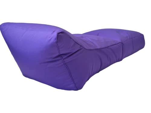 HH Home Hut Beanbag Bed Chair Indoor And Outdoor Extra Large Oversized Gaming Seat XXXL Garden Adult Bedroom Weather Resistant (Waterproof) Violet