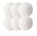 Wool Dryer Balls 6Pcs, Reusable Fabric Softener Alternative for Home Laundry Washing Fleece Dry Kit Ball Washing Machine Accessories Reduces Drying Time and Static 2 inch