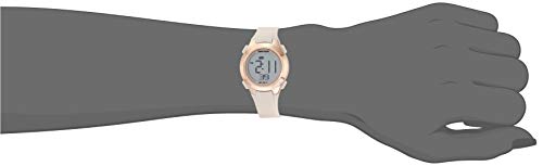 Armitron Sport Women's Digital Chronograph Blush Pink Resin Strap Watch, 45/7135PBH, Blush Pink/Rose Gold2