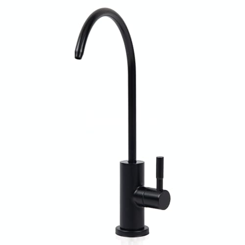 Besdor RO Faucet, Lead-Free Stainless Steel, Matte Black