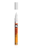 Molotow ONE4ALL Acrylic Paint Marker, 1mm Extra Fine, Signal White, 1 Each (127.102)