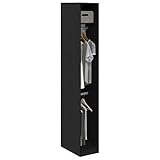 Usage intérieur uniquement Tomostar Armoire Penderie, Armoire Dressing de Rangement Chambre Vêtements Bois Ancien 30 x 50 x 200 cm Bois d\'ingénierie
