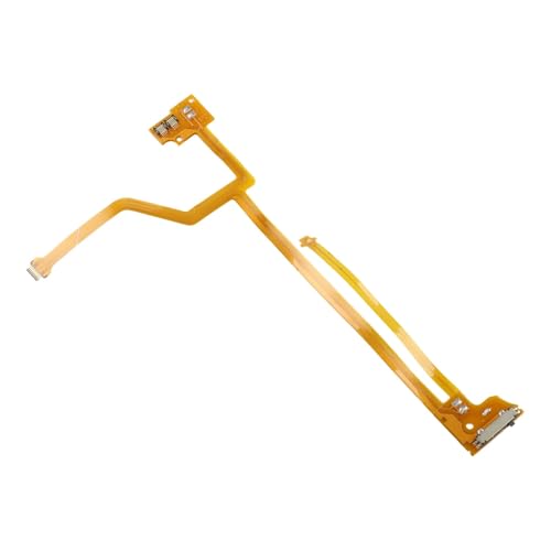 UTTASU Cable de cinta de repuesto para altavoz LCD 3DS, cable plano flexible dorado para Nintendo 3DS, 11,5 x 6,2 x 0,1 cm, compatible con el conjunto de altavoces 3DS original